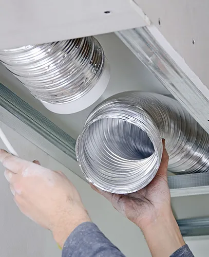 Duct Installation 407 x 500 2 1 | Offering specialized restoration of Commercial HVAC systems in Texas