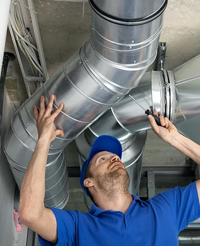 Duct Installation 407 x 500 3 1 | Offering specialized restoration of Commercial HVAC systems in Texas
