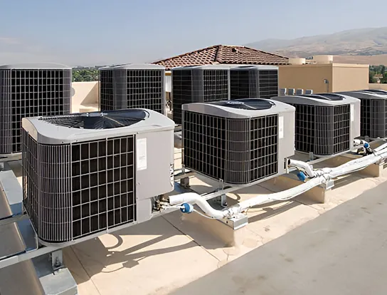 Modern Central Heating Cooling Setup 544 x 414 | Offering specialized restoration of Commercial HVAC systems in Texas