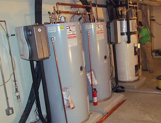 Reliable Gas Electric Boiler Setup 544 x 414 | Offering specialized restoration of Commercial HVAC systems in Texas