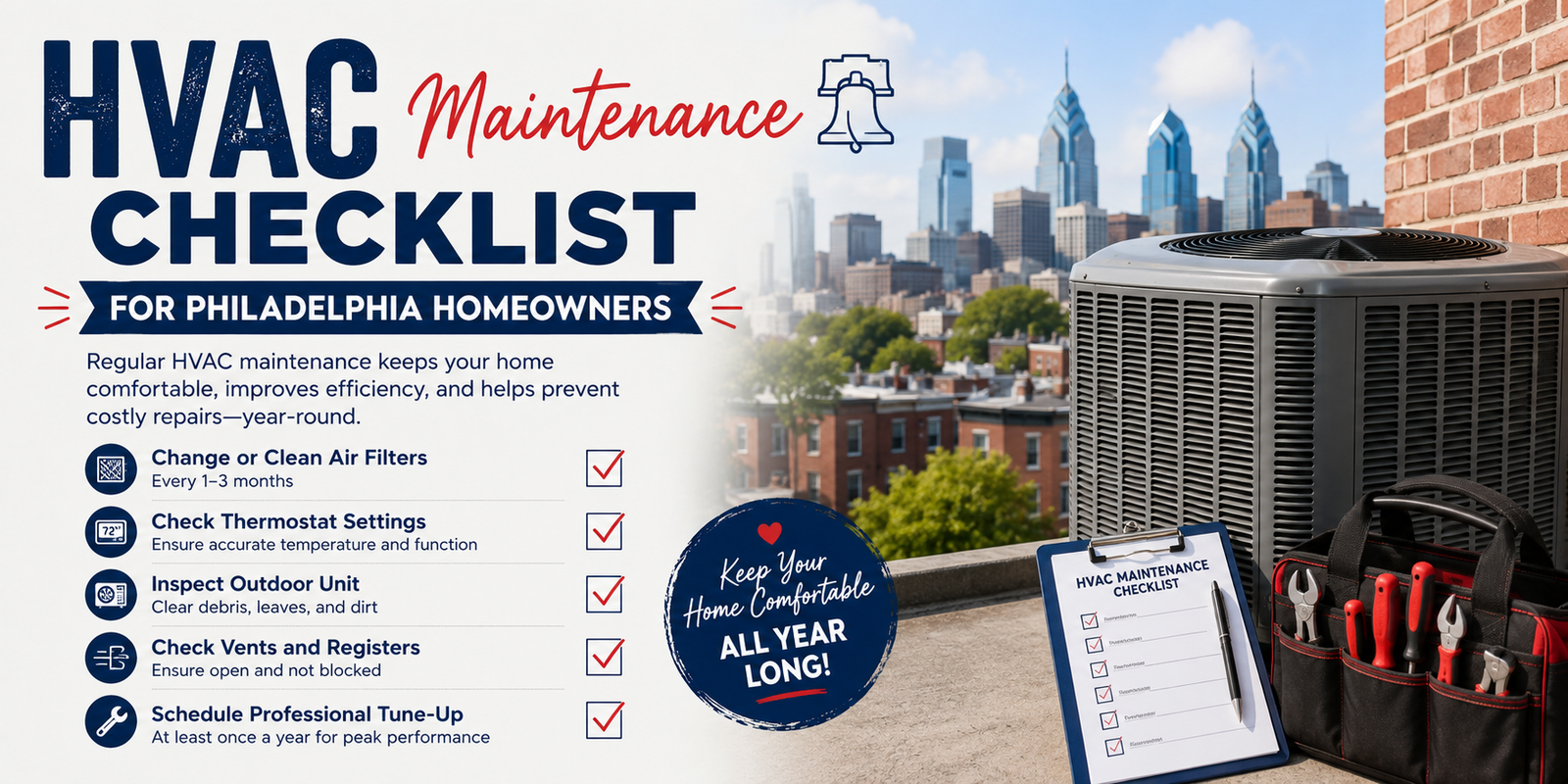 Blogs HVAC Maintenance Checklist | Offering specialized restoration of Commercial HVAC systems in Texas